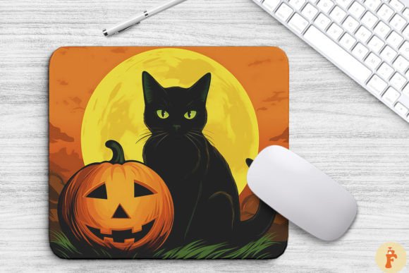 Black Bombay Cat Halloween Mouse Pad Review