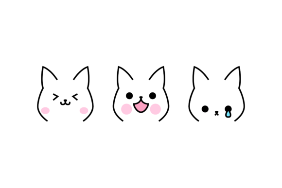 Cat Emoji White Embroidery Design Review