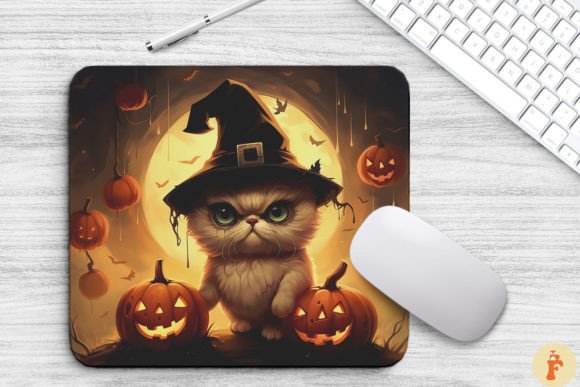 Cute Exotic Shorthair Cat with Witch Hat Embroidery Review