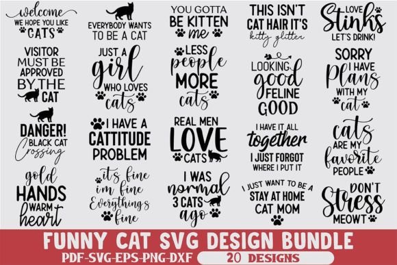 Funny Cat SVG Design Bundle Review