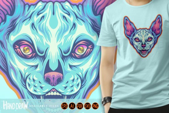 Grinning Sphynx Cat Head Cartoon Review