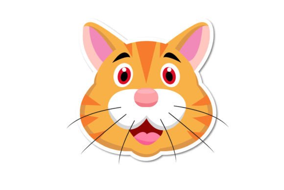 Orange Cat Cute Animal Cartoon Vector Review