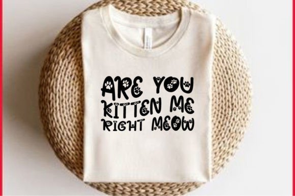 Retro Cat T-shirt Design Review: ARE YOU KITTEN